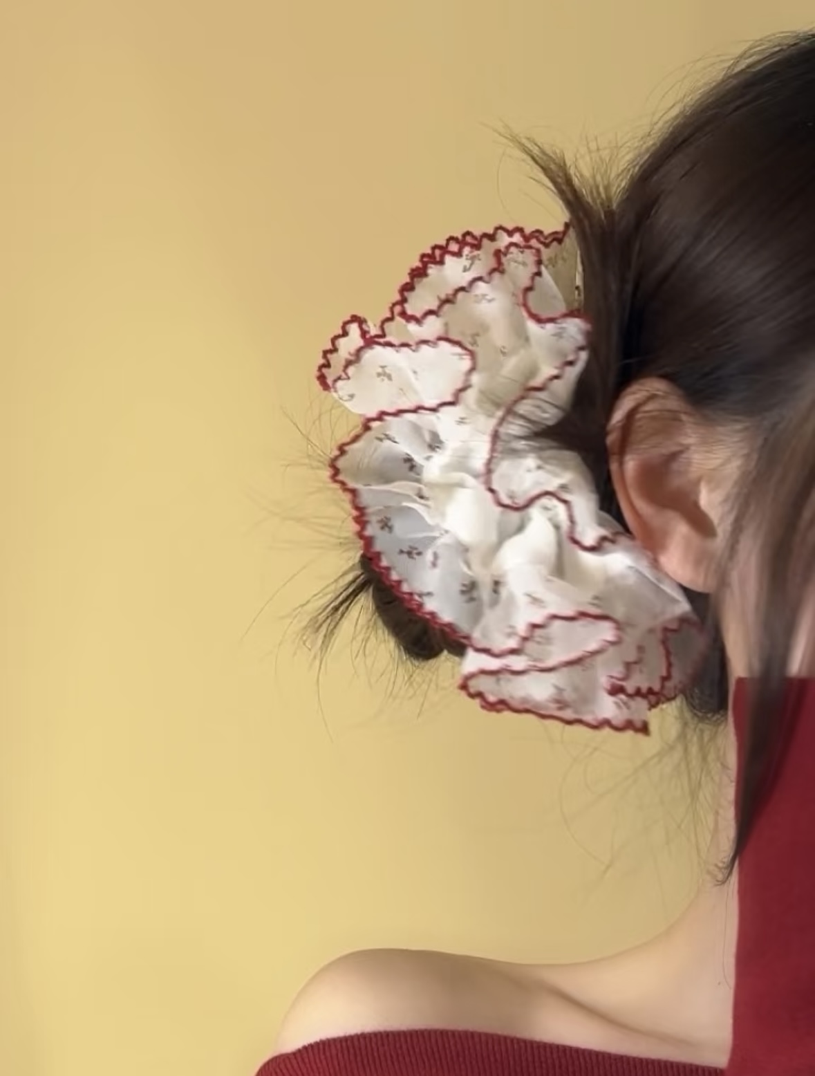  A链接 对夹发圈抓夹时尚简约气质百搭 