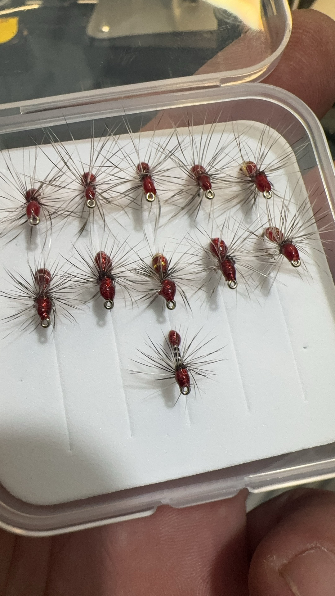 蓑羽蚂蚁飞蝇钩白条马口罗飞翘嘴鱼饵路亚假饵