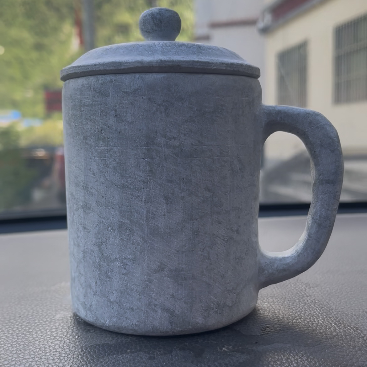 小乐西藏墨脱帮辛乡西登村门巴族特级软皂石手工办公杯