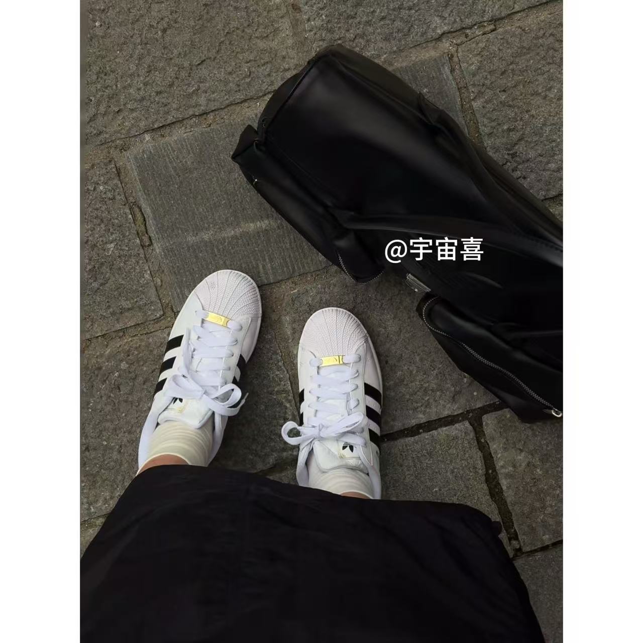 铜合金项链 I2-826【机车腋下三条杠黑色皮质包】
