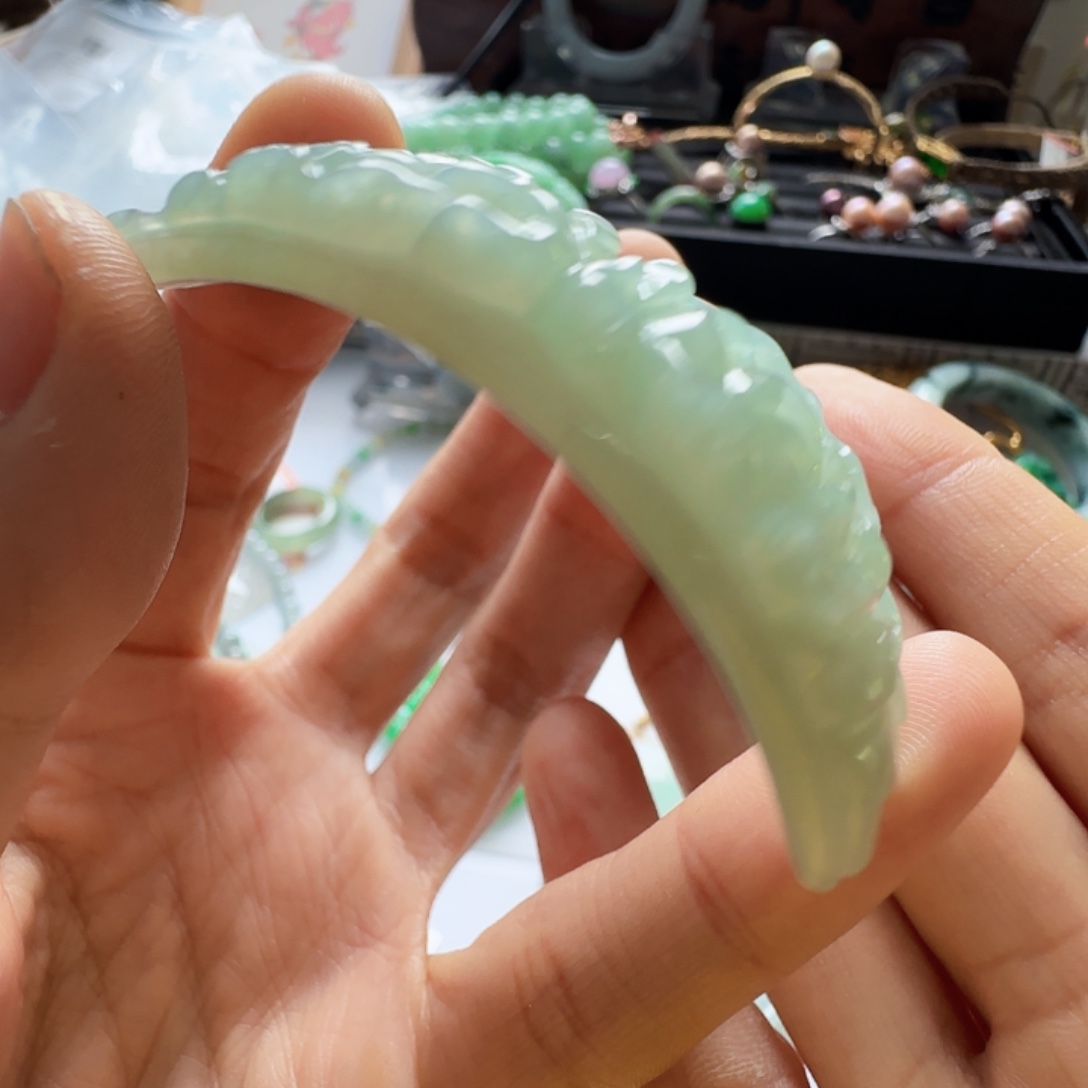 翡翠未镶嵌手镯翡翠120