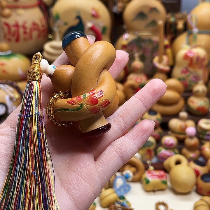 平***乐银S925非遗磨刻葫芦