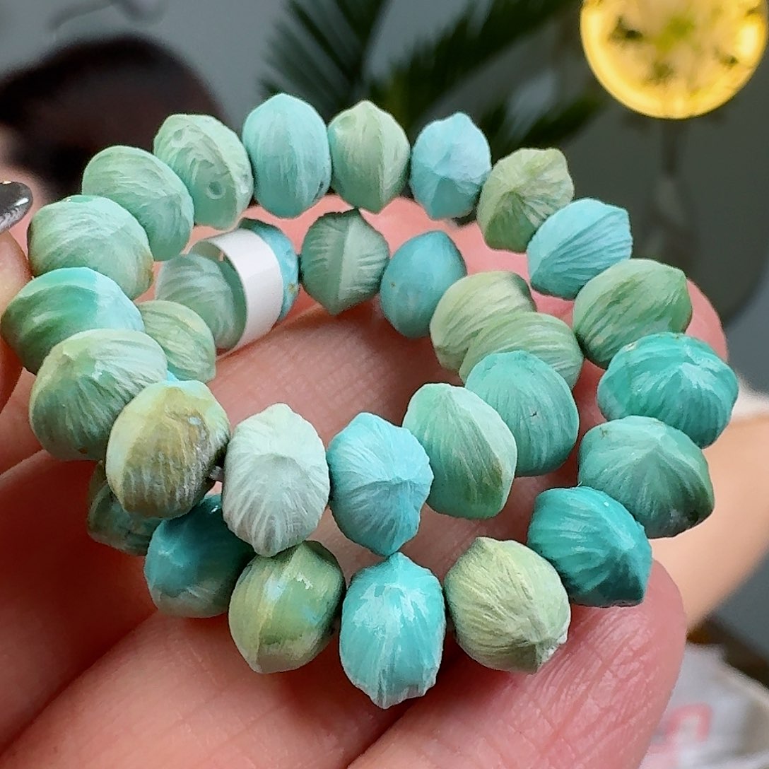 绿松石珠宝奇石未镶嵌