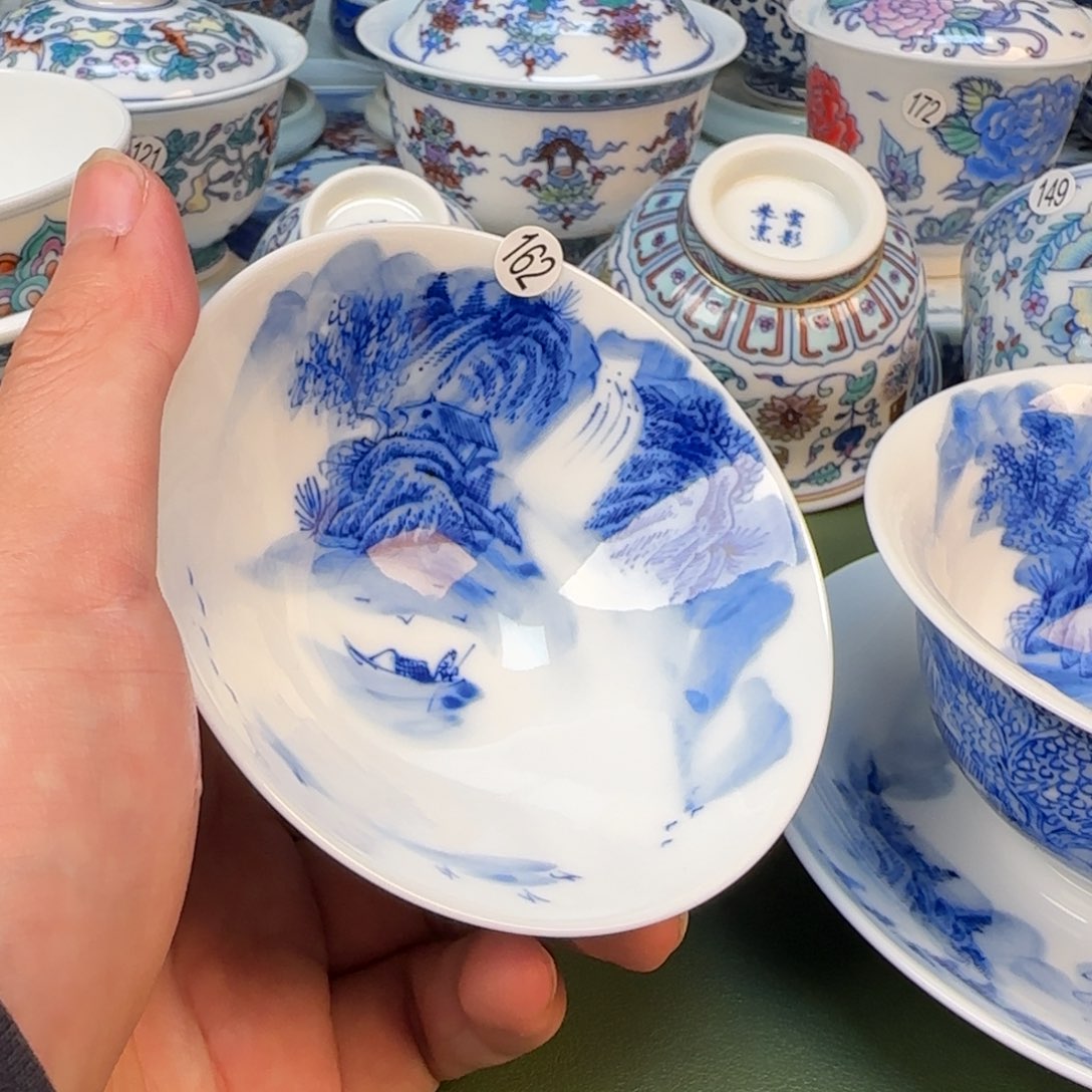 景德镇手工手绘茶具162