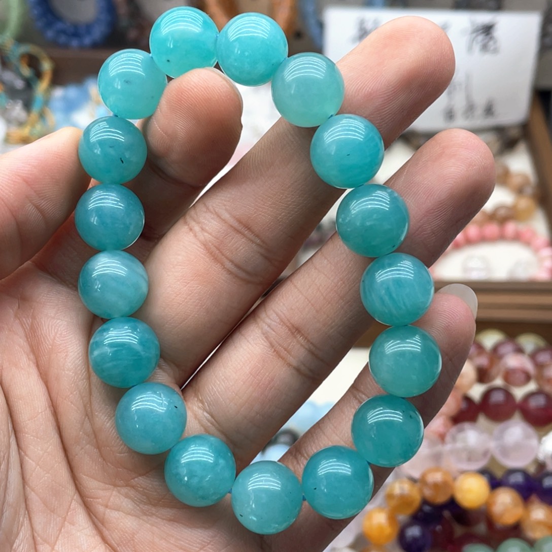 水晶手链未镶嵌12.8咪天河石