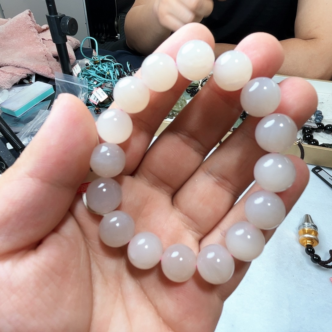 和田玉未镶嵌手链80