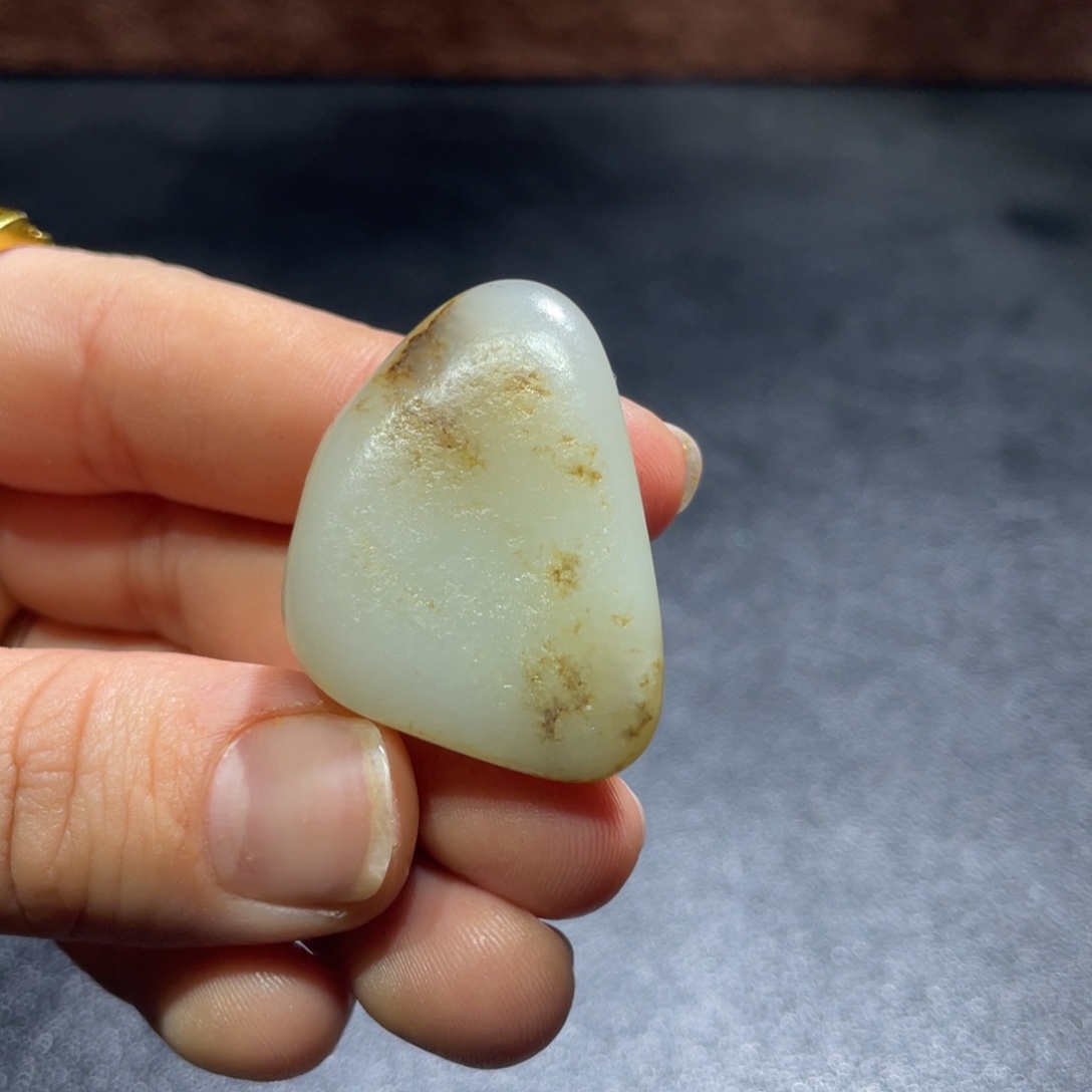 和田玉（子料）未镶嵌挂件12.9克