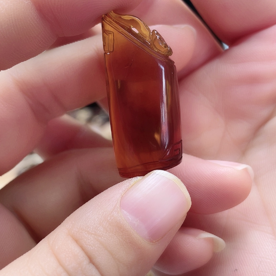 琥珀裸石未镶嵌f*i大