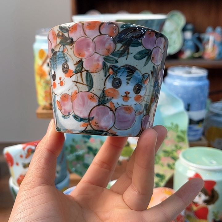 陶景德镇釉下手绘陶瓷 