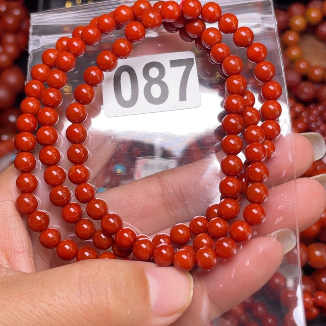 颈饰未镶嵌南红玛瑙小*✨