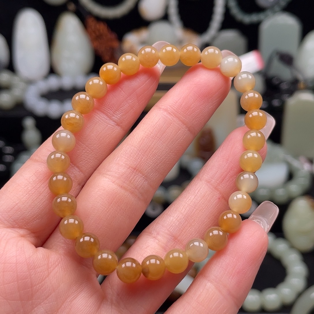 未镶嵌和田玉手链