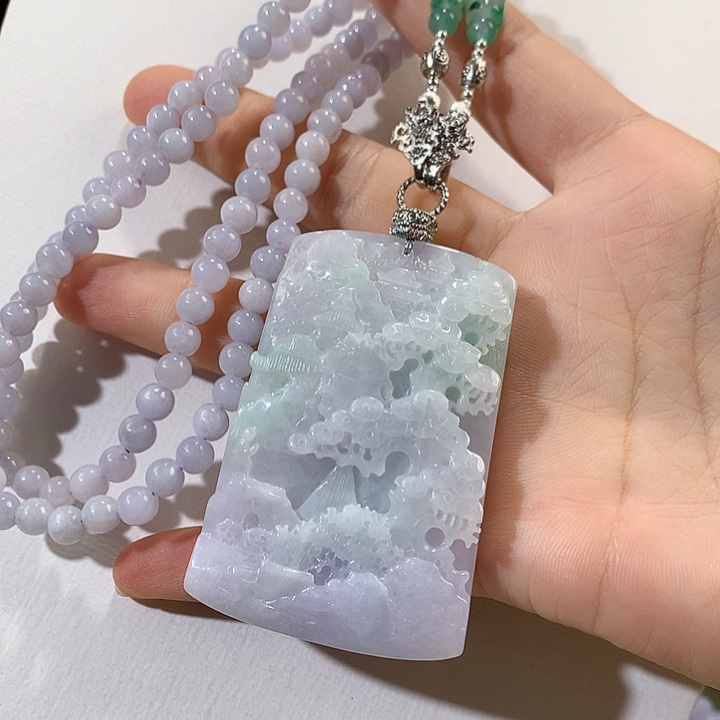 翡翠未镶嵌颈饰翡翠吊坠