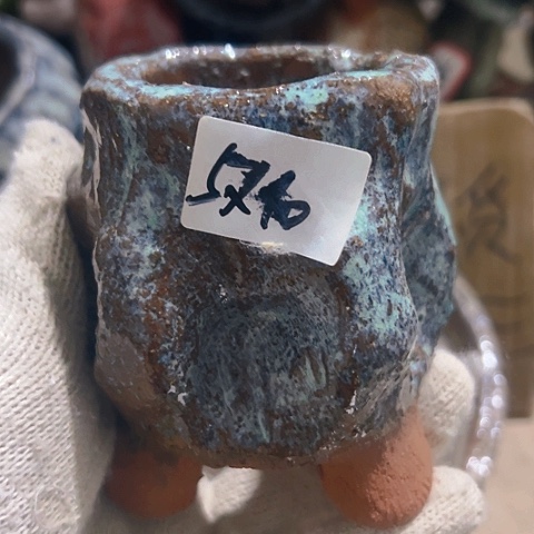 红陶粗陶花盆手工