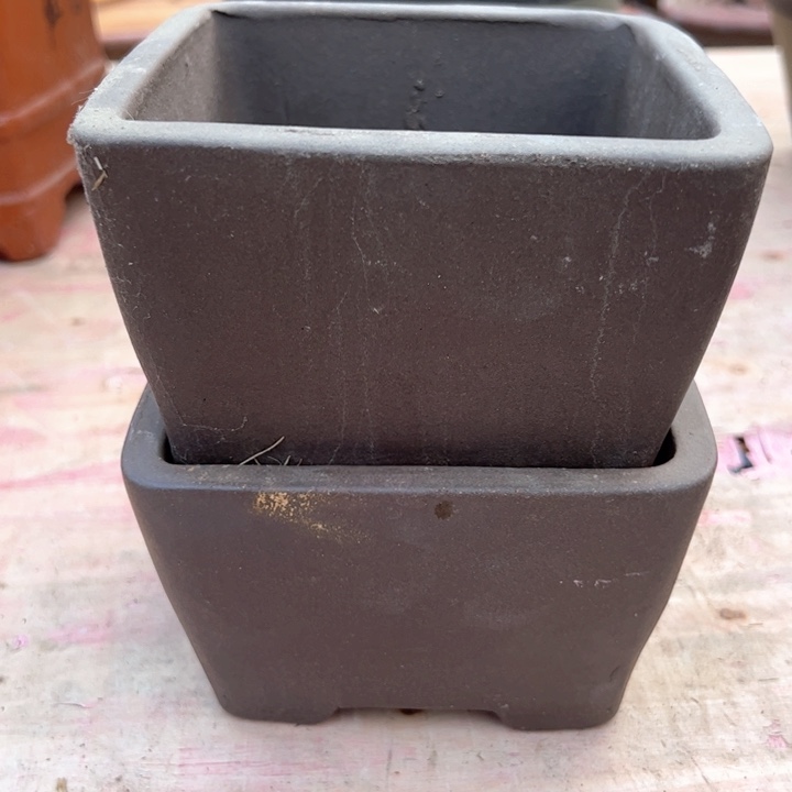 红陶紫砂四方微瑕