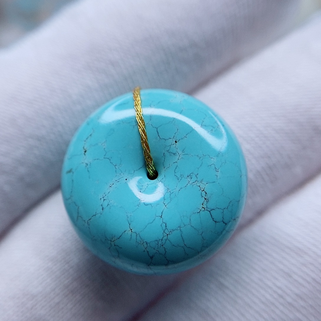 绿松石平安扣20未镶嵌