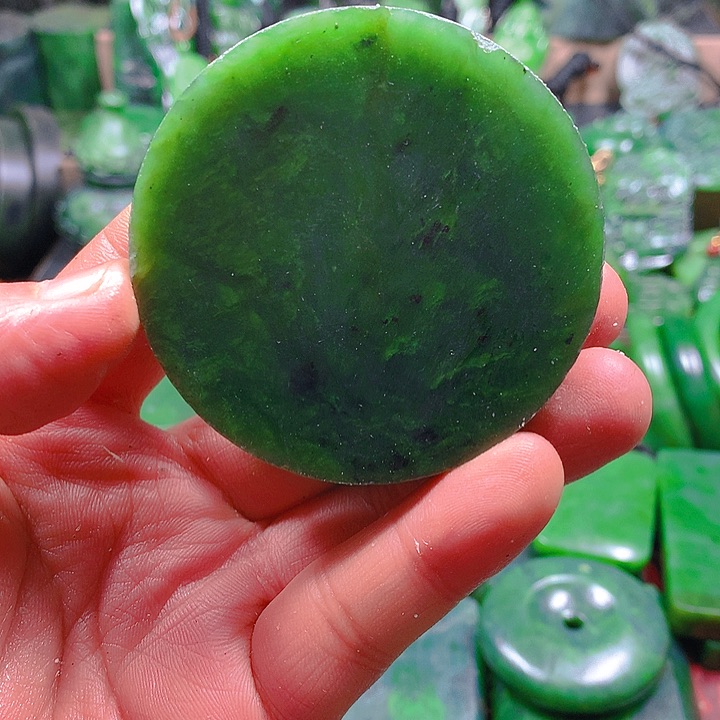 未镶嵌和田玉（碧玉）挂件诚**修