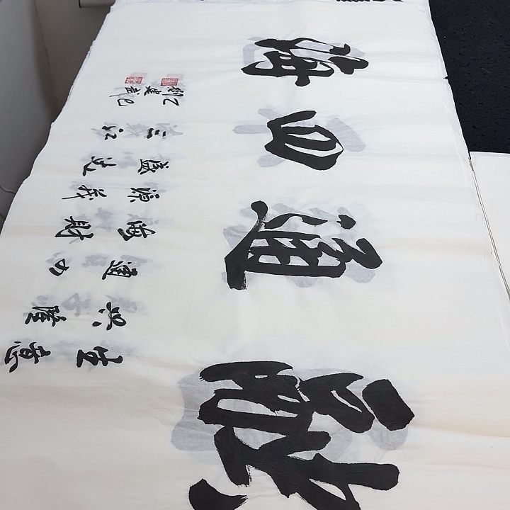 书法老师精品行书平尺