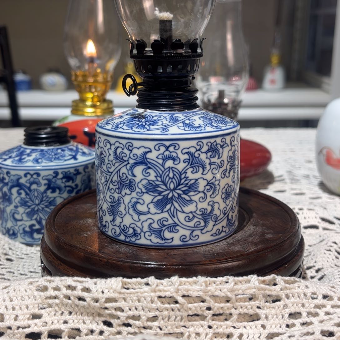 摆件景德镇手工陶瓷香薰灯