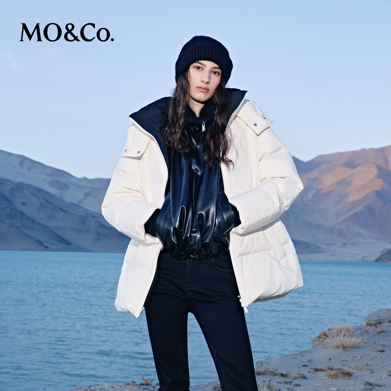MOCO羽绒服2025冬新品90鹅绒抗寒三防【轻暖漫游系列】MBE4EINT07