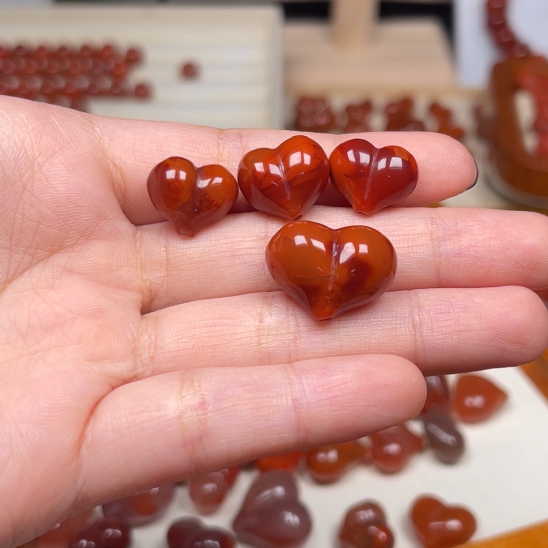 曦***曦南红玛瑙未镶嵌吊坠(不含链)