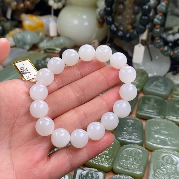 和田玉未镶嵌手链