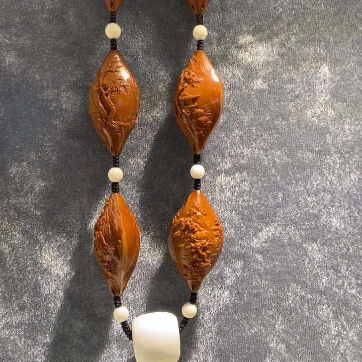 橄榄核手串/手链桃花源记