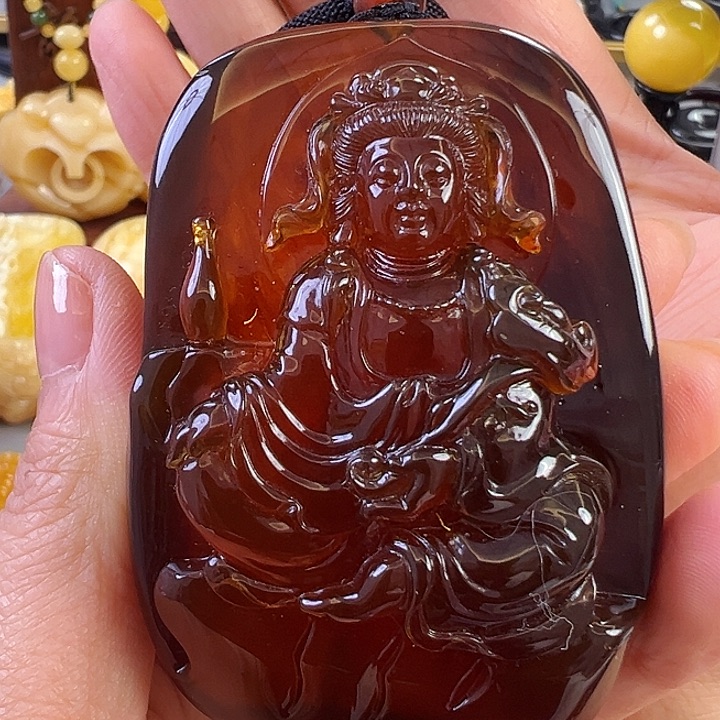 蜜蜡颈饰未镶嵌蜜蜡