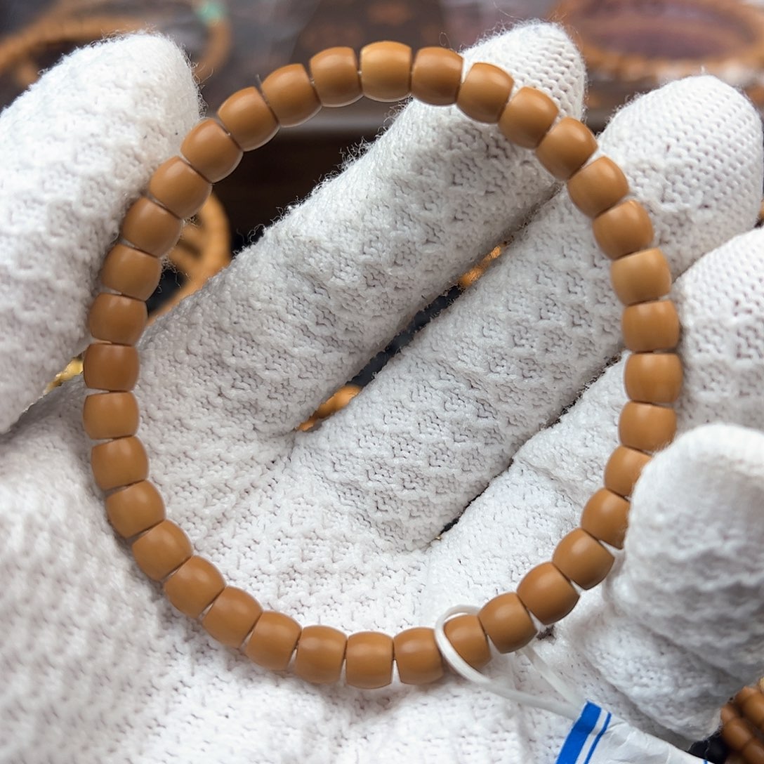 橄榄核手串/手链Y橄榄核尖单圈6.3老挝