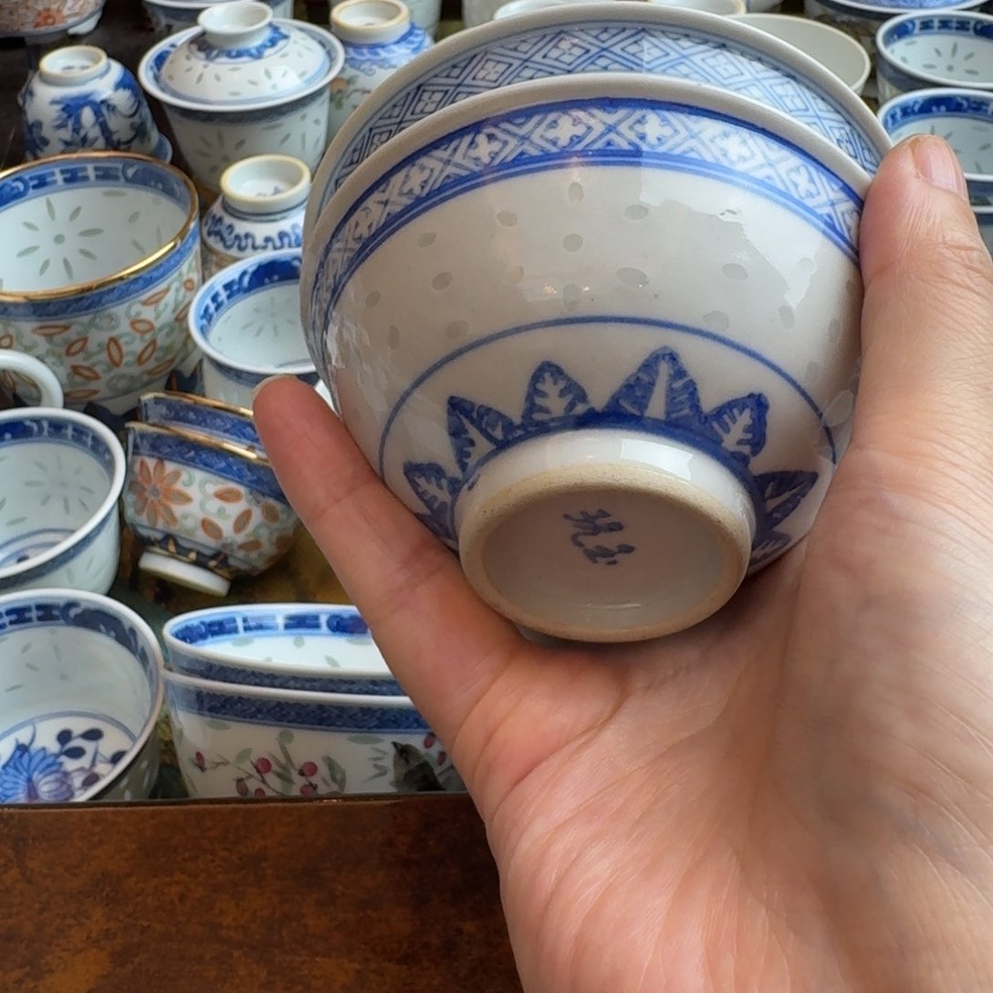 摆件景德镇玲珑杯