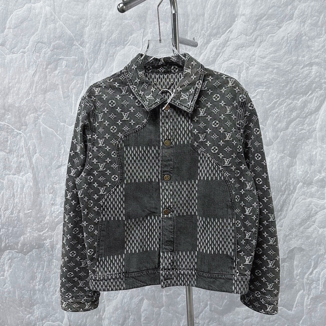 未使用 LouisVuitton/路易威登 nigo满印拼接外套 48码D16233