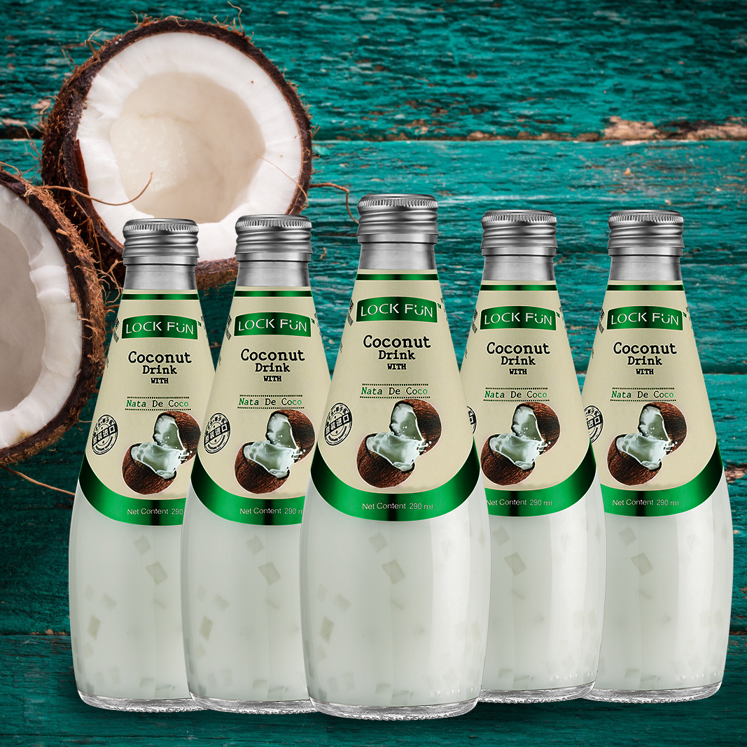 乐可芬椰子汁泰国进口无添加低卡天然电解质水原味290ml*5瓶