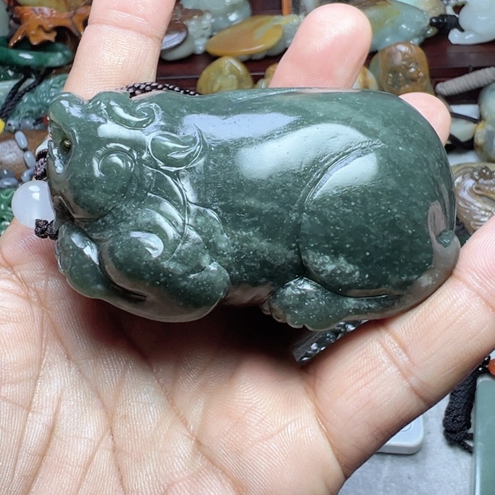 和田玉把件未镶嵌