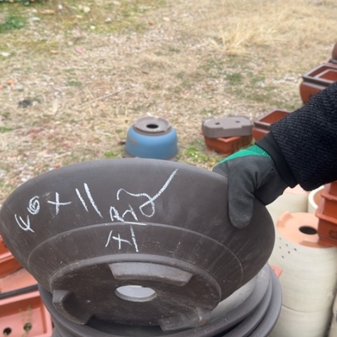 红陶紫砂花盆盆景盆栽瑕疵