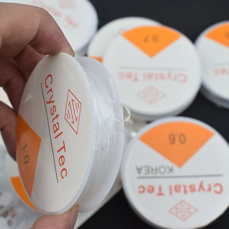 【10卷装】透明水晶弹力线手串绳穿串珠弹力线