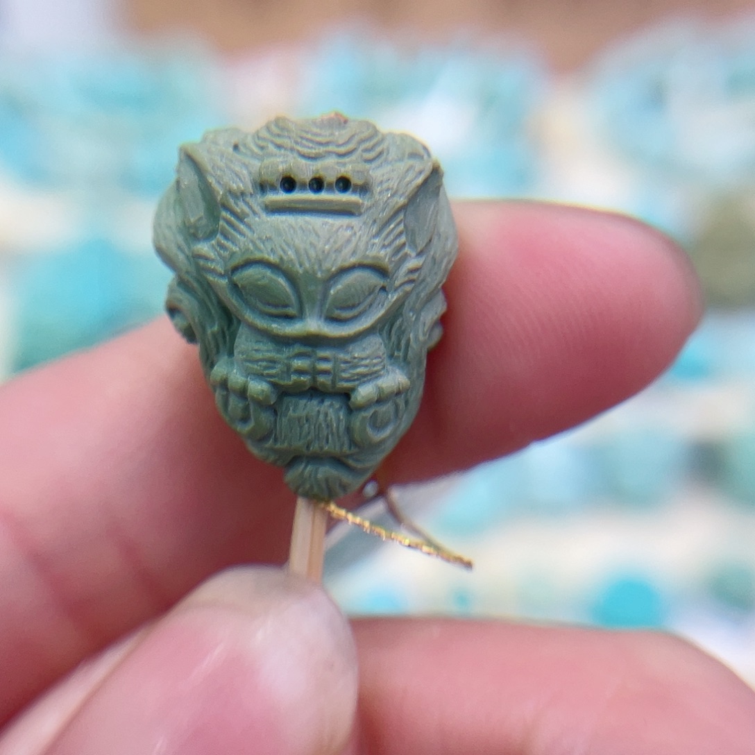 未镶嵌绿松石珠宝奇石