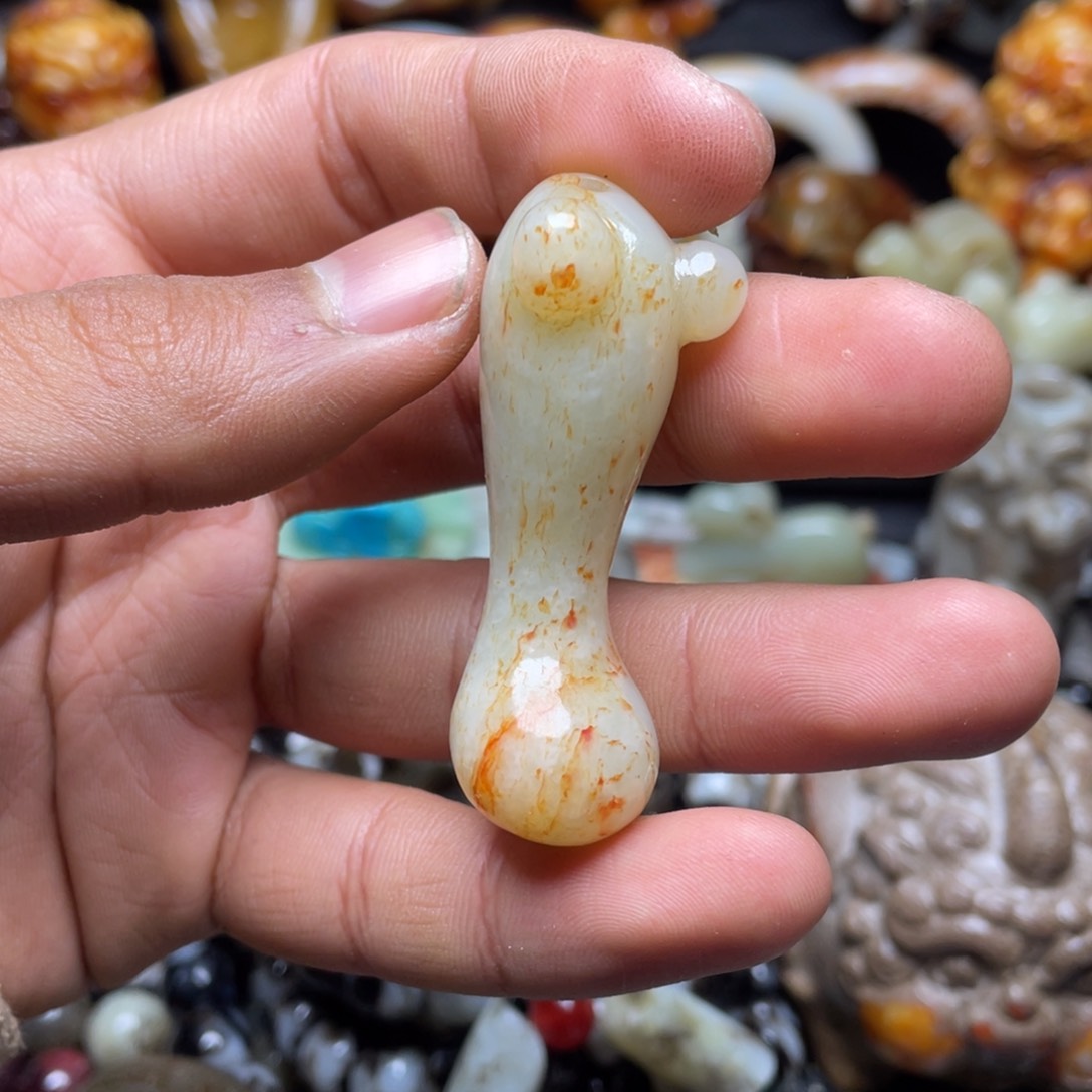 和田玉（糖玉）挂件未镶嵌