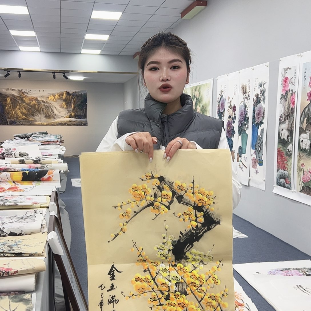 国画国画作品宣纸纯手绘