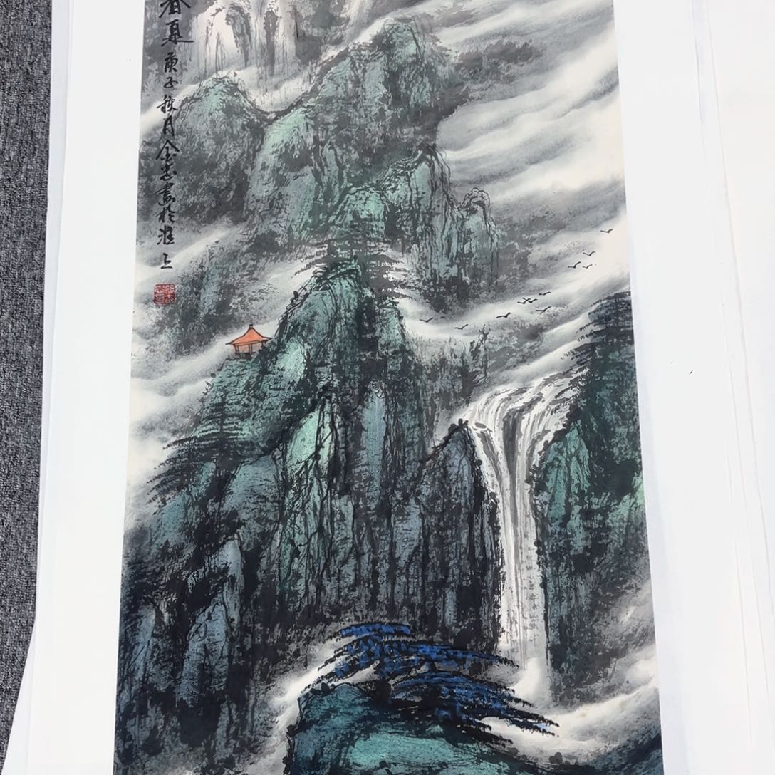 国画绘画张老师作品100.50