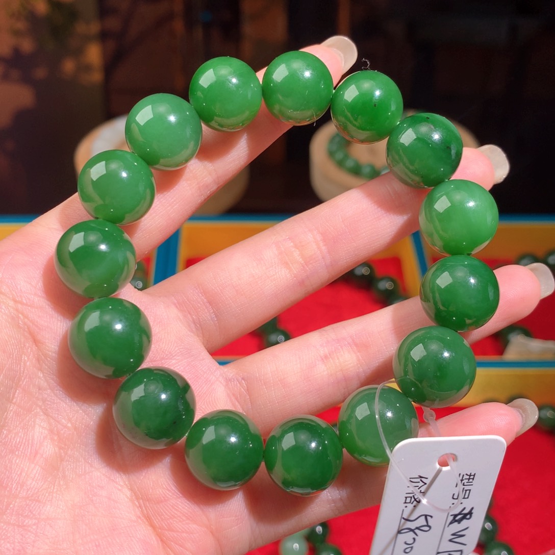 和田玉（碧玉）手串未镶嵌