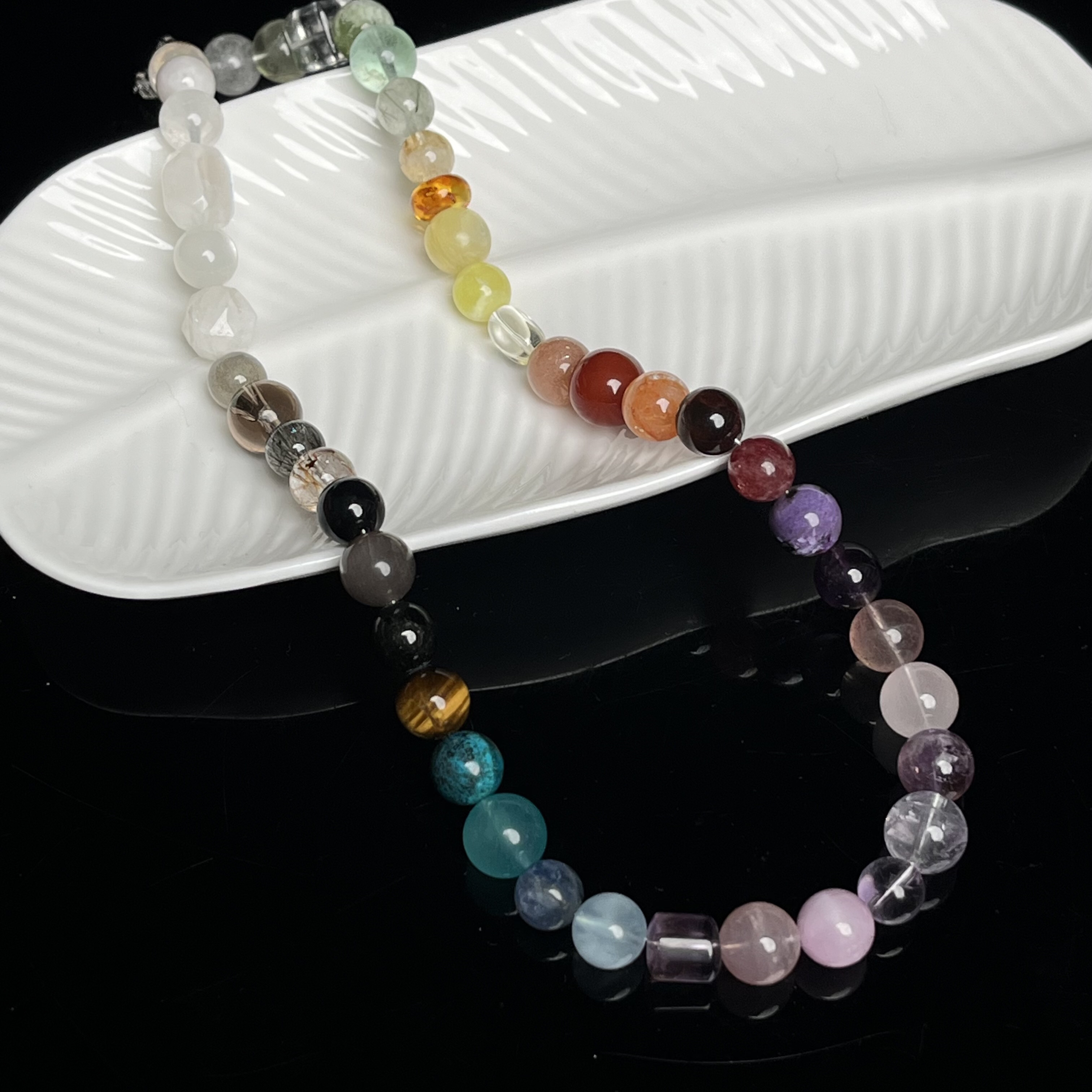 明星同款水晶项链V1005多样性发其一