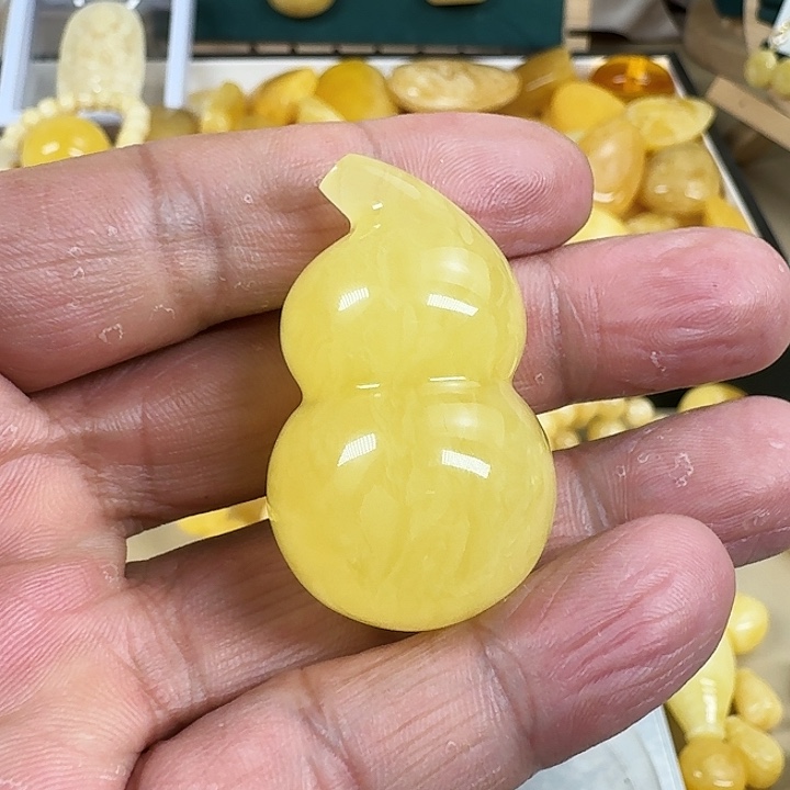 蜜蜡珠宝奇石未镶嵌葫芦