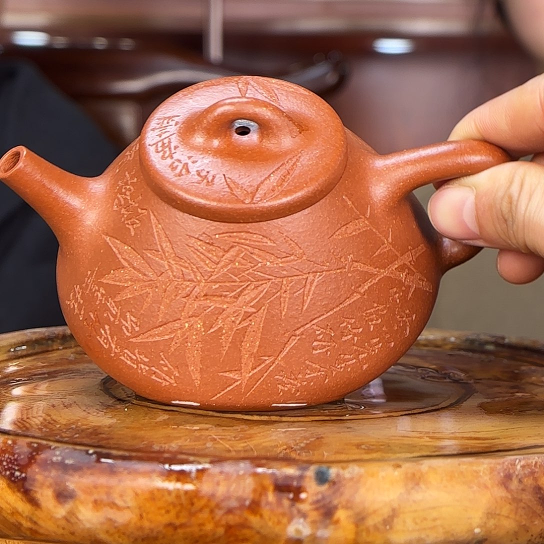 紫砂茶壶一壶李紫砂