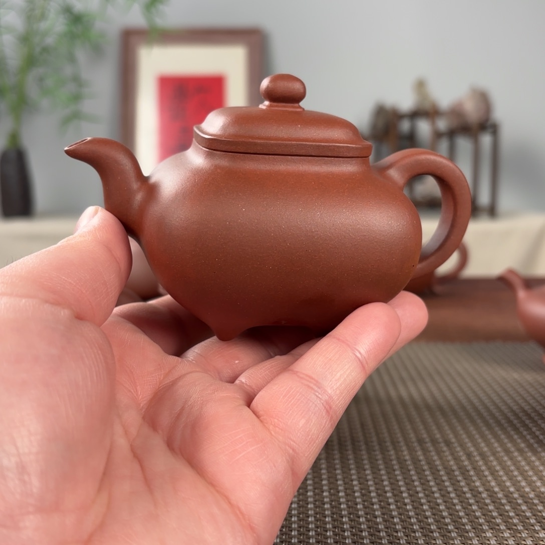 紫砂茶壶黄龙山原矿紫砂壶