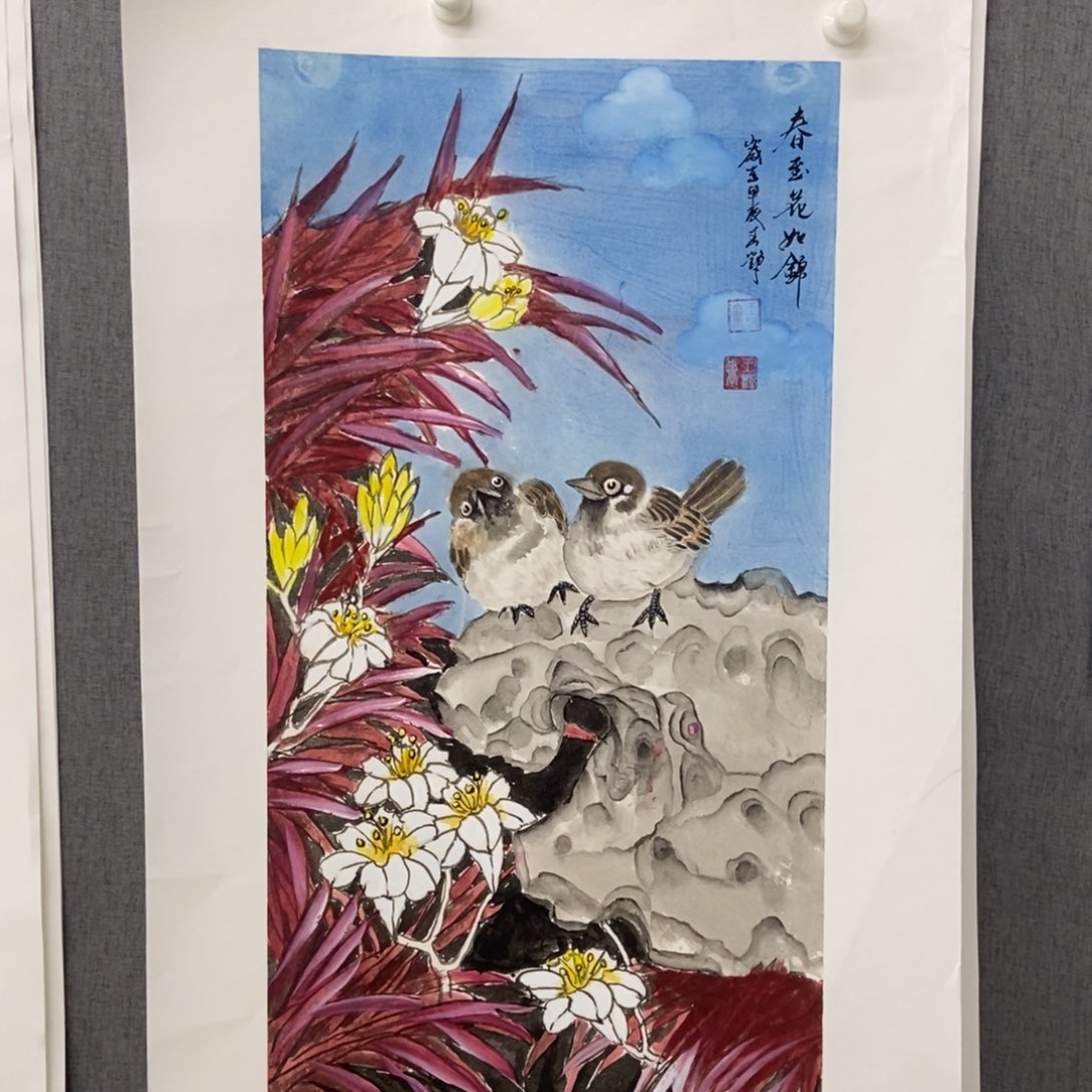 国画手寫手繪国画作品66