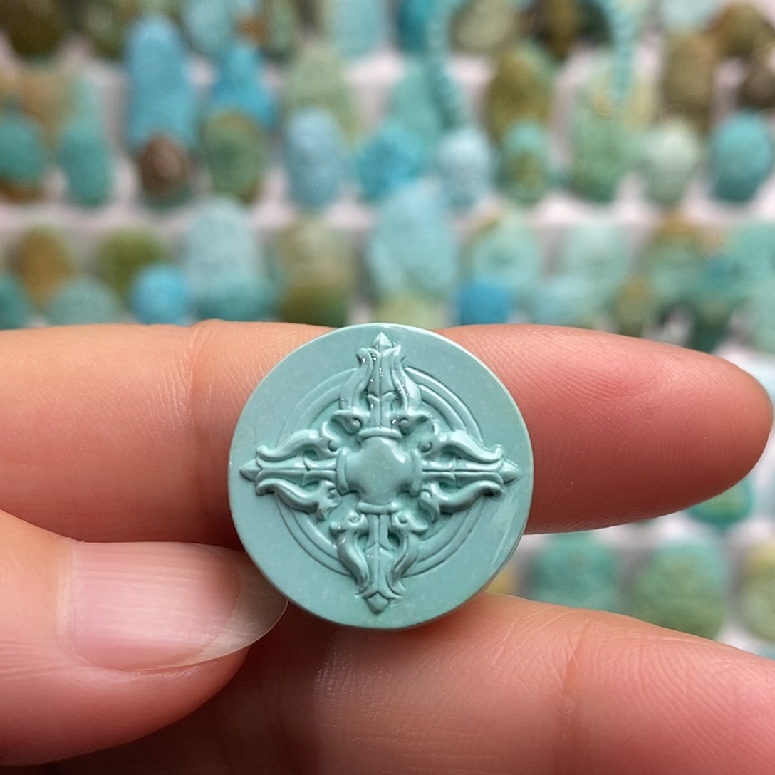 绿松石未镶嵌绿松石绿松石