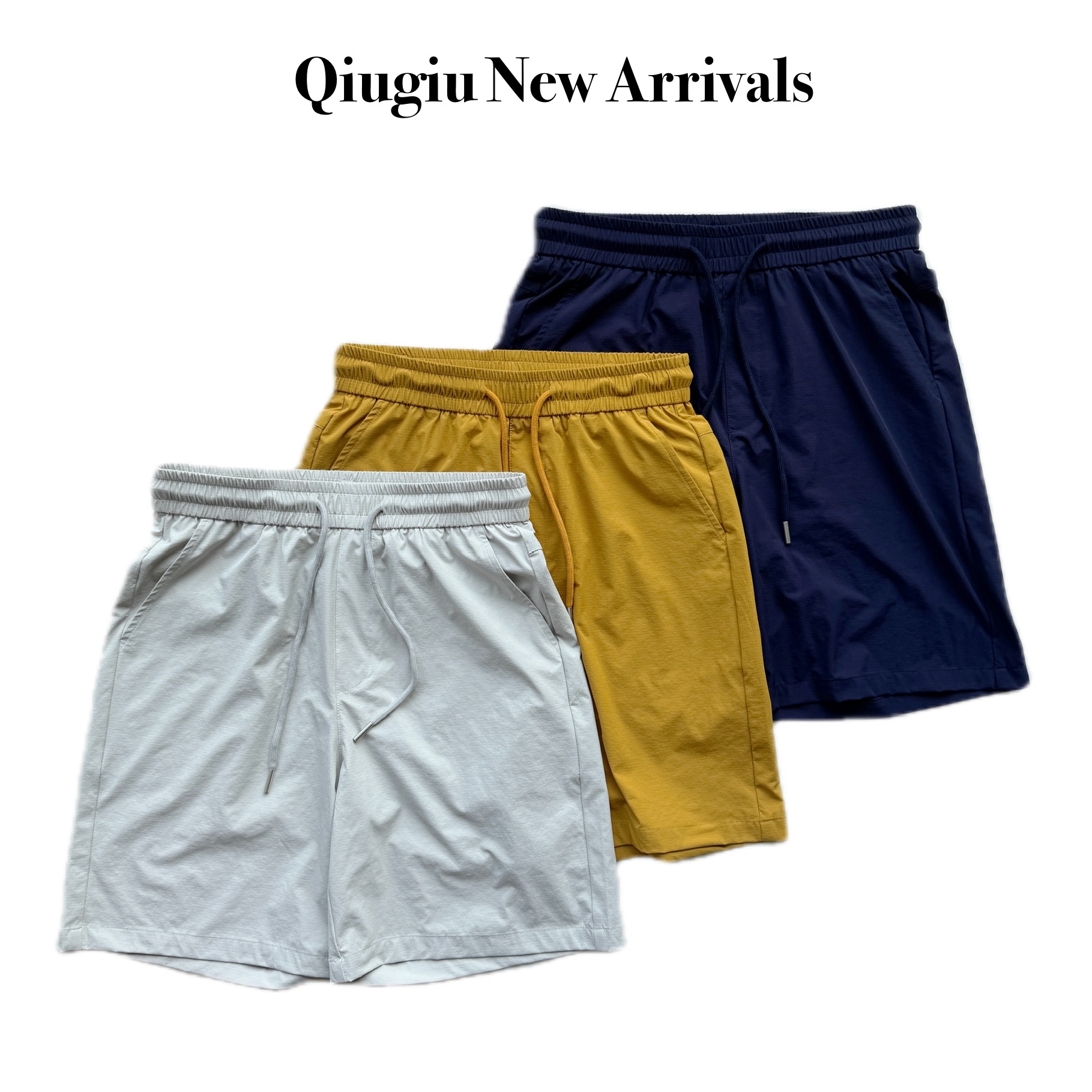 【夏季必备】超薄凉感透气显瘦速干五分裤