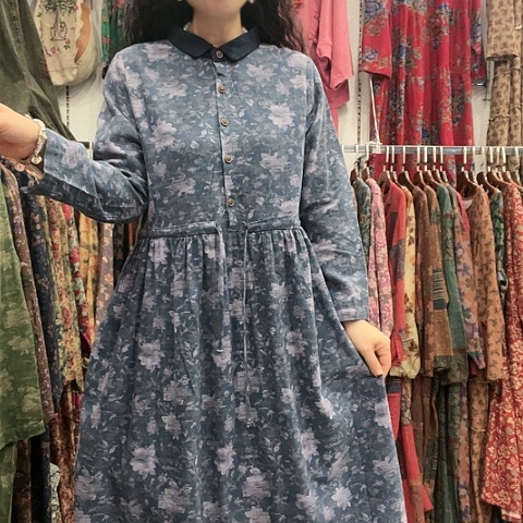 招财猫收腰麻裙887-10