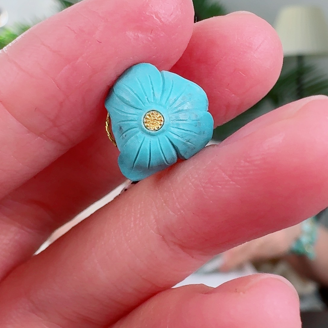 未镶嵌绿松石珠宝奇石