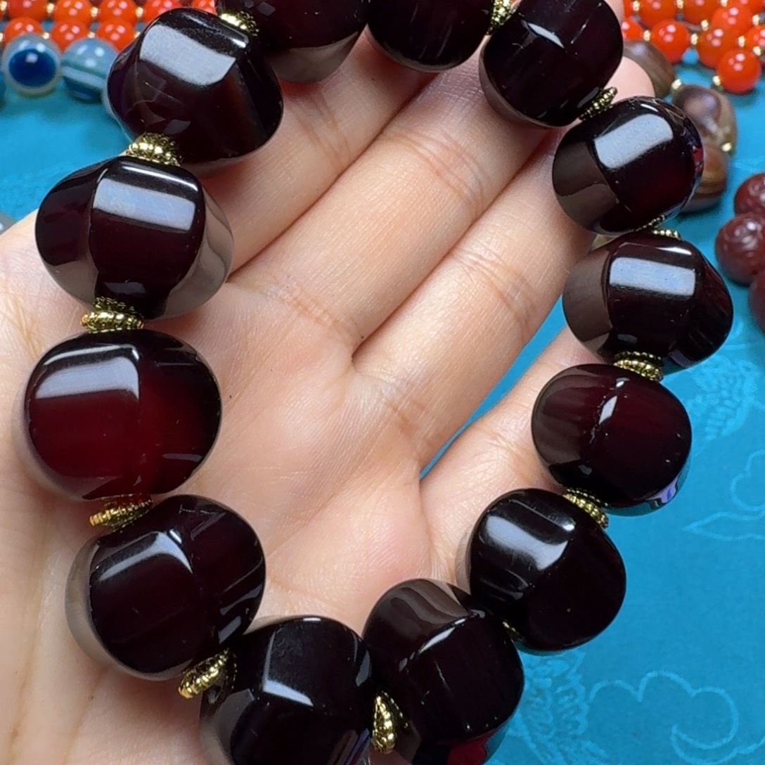 玛瑙/玉髓未镶嵌手链