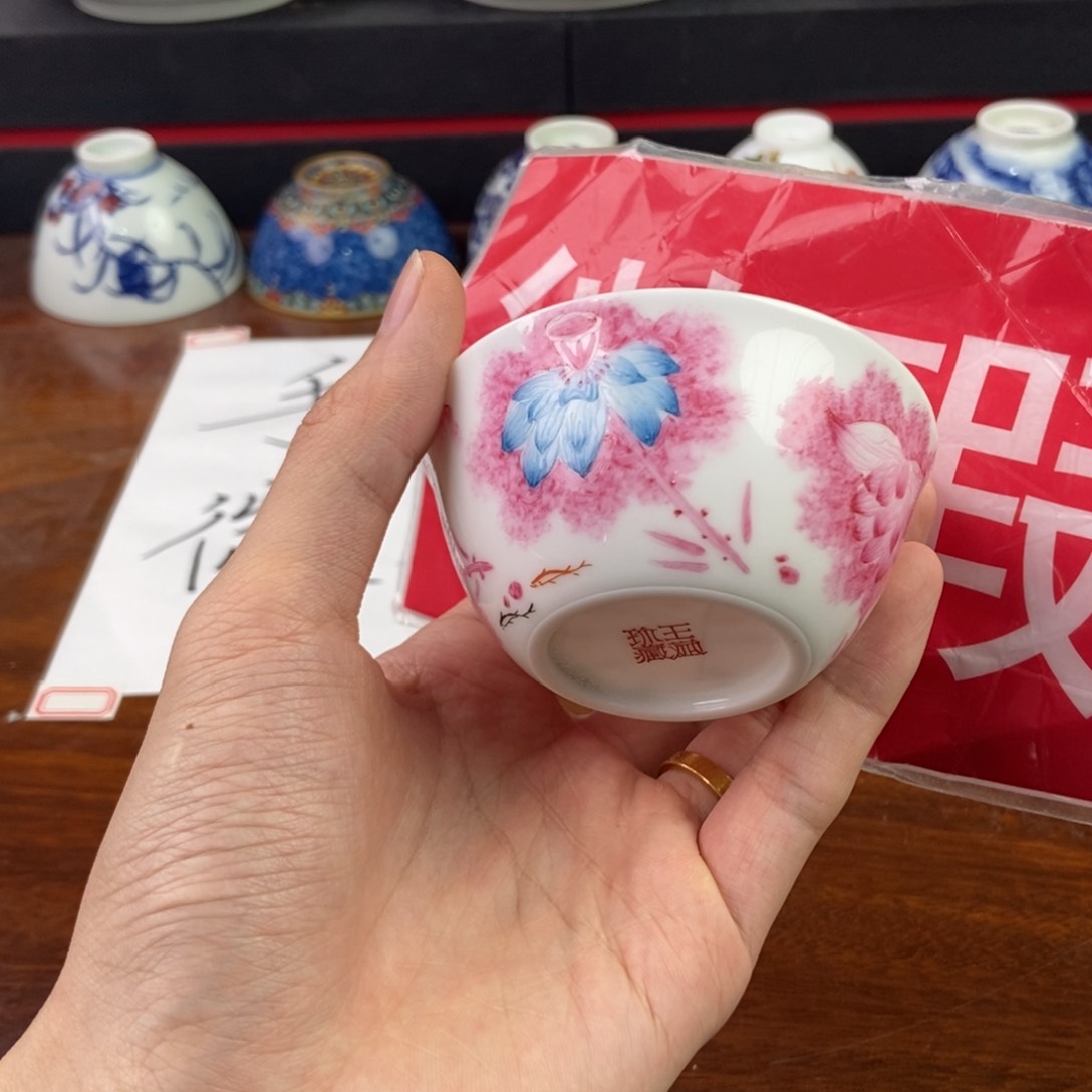 杯景德镇手绘陶瓷艺术